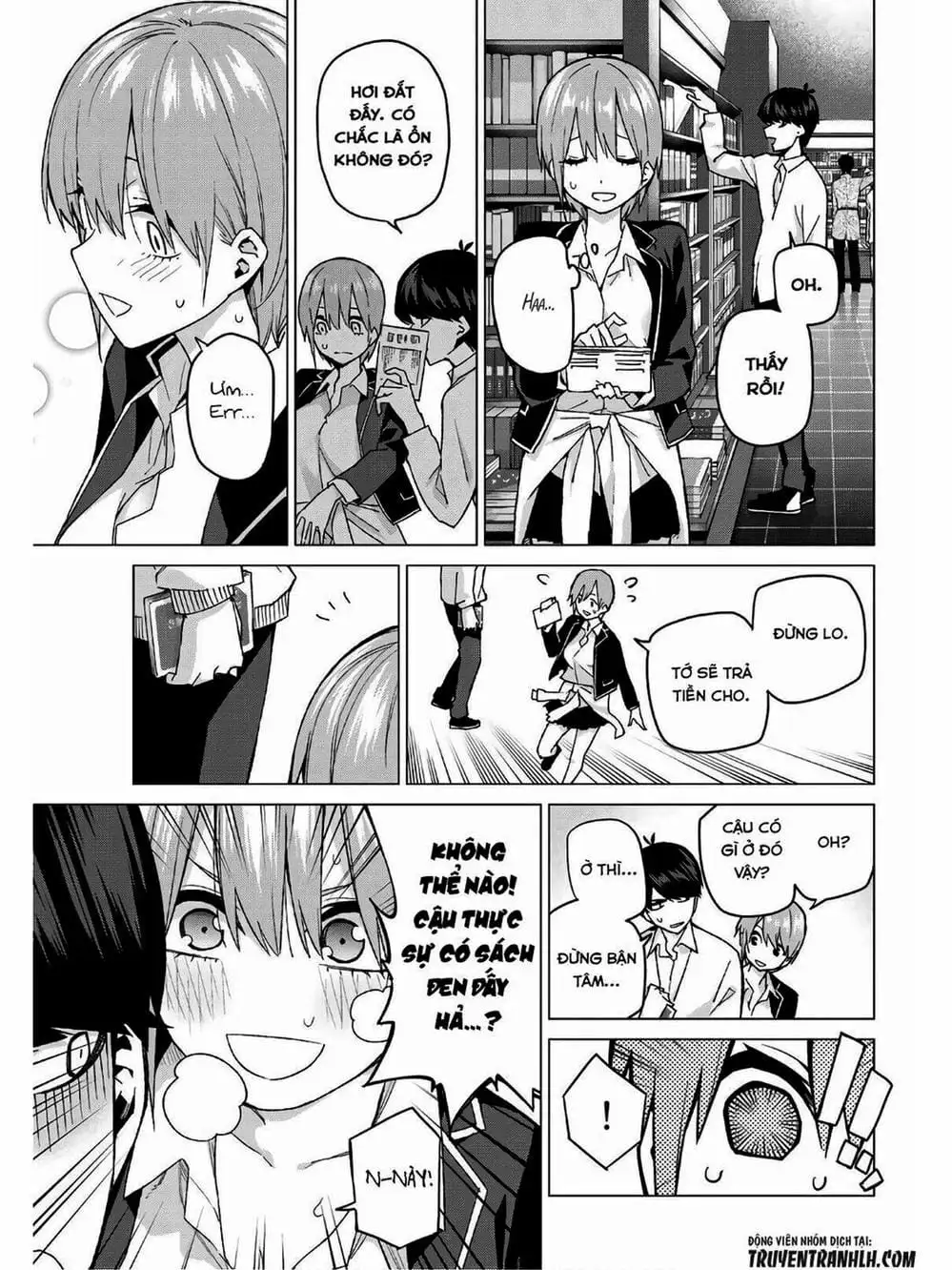 Truyện Tranh Nhà Có 5 Nàng Dâu - Gotoubun No Hanayome trang 6