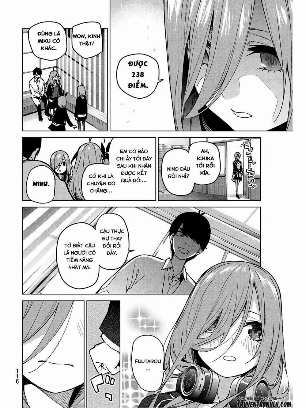 Truyện Tranh Nhà Có 5 Nàng Dâu - Gotoubun No Hanayome trang 6