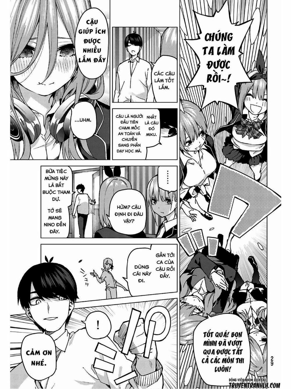 Truyện Tranh Nhà Có 5 Nàng Dâu - Gotoubun No Hanayome trang 6