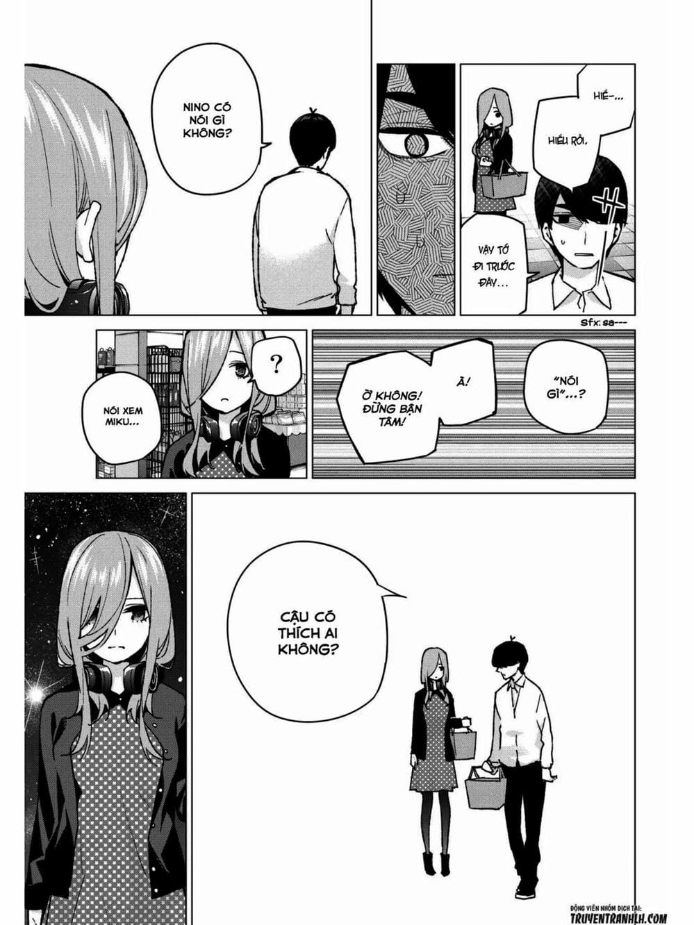 Truyện Tranh Nhà Có 5 Nàng Dâu - Gotoubun No Hanayome trang 6