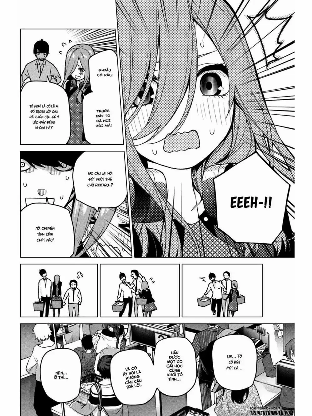 Truyện Tranh Nhà Có 5 Nàng Dâu - Gotoubun No Hanayome trang 6