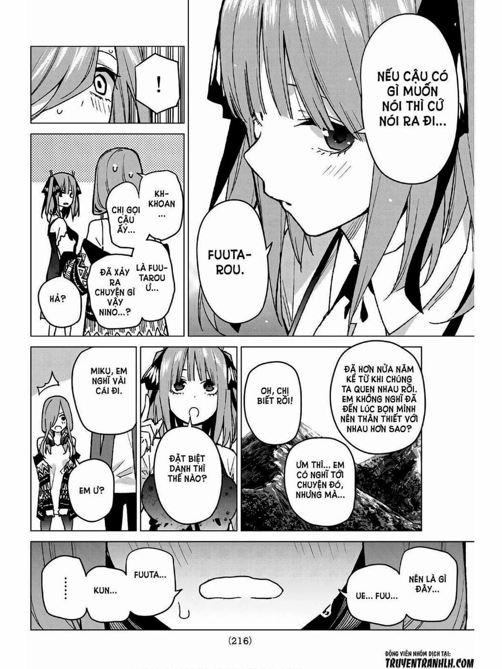 Truyện Tranh Nhà Có 5 Nàng Dâu - Gotoubun No Hanayome trang 6