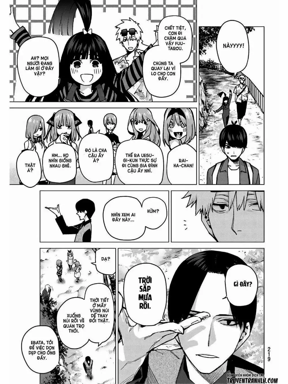 Truyện Tranh Nhà Có 5 Nàng Dâu - Gotoubun No Hanayome trang 6