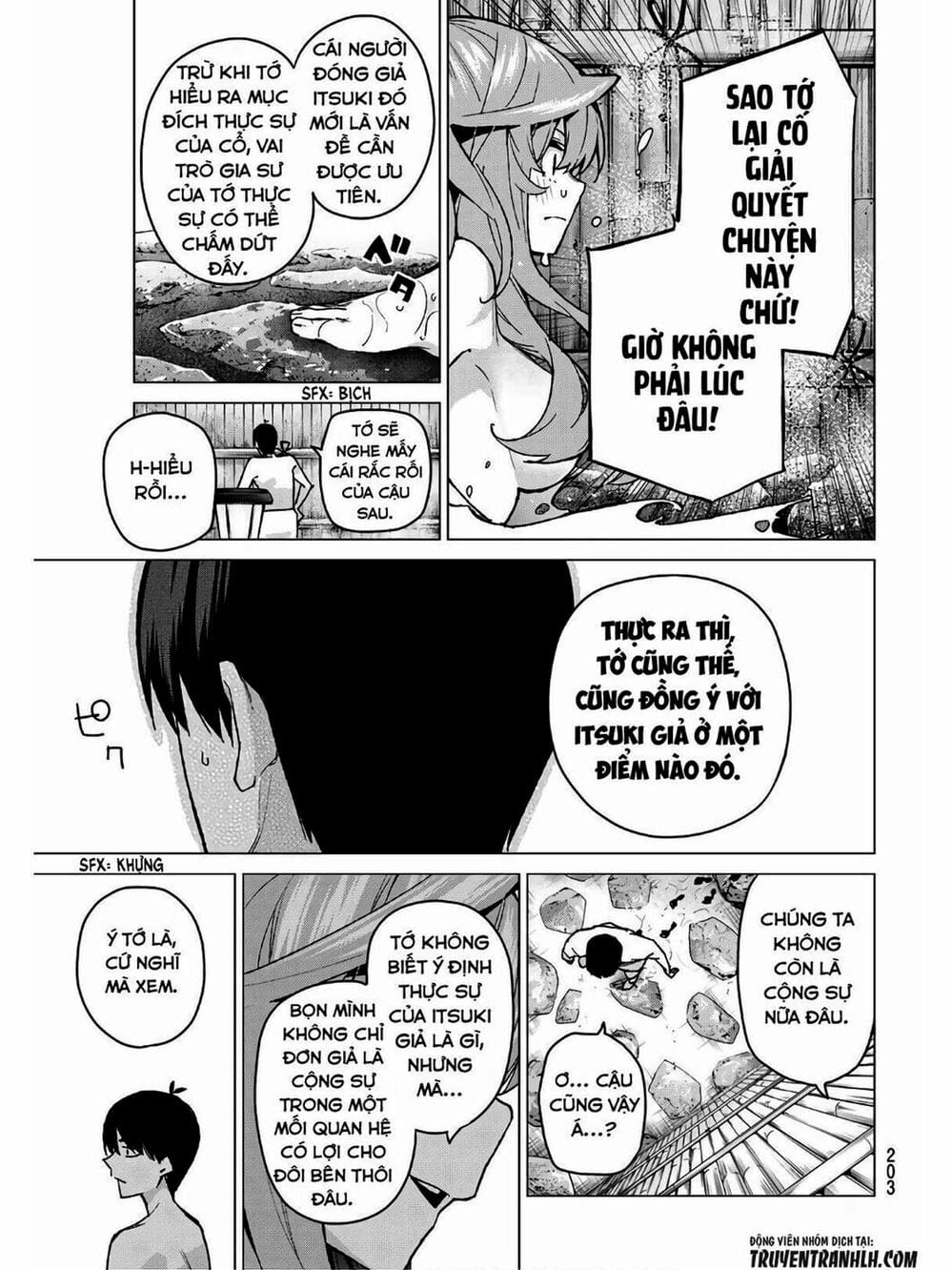 Truyện Tranh Nhà Có 5 Nàng Dâu - Gotoubun No Hanayome trang 6