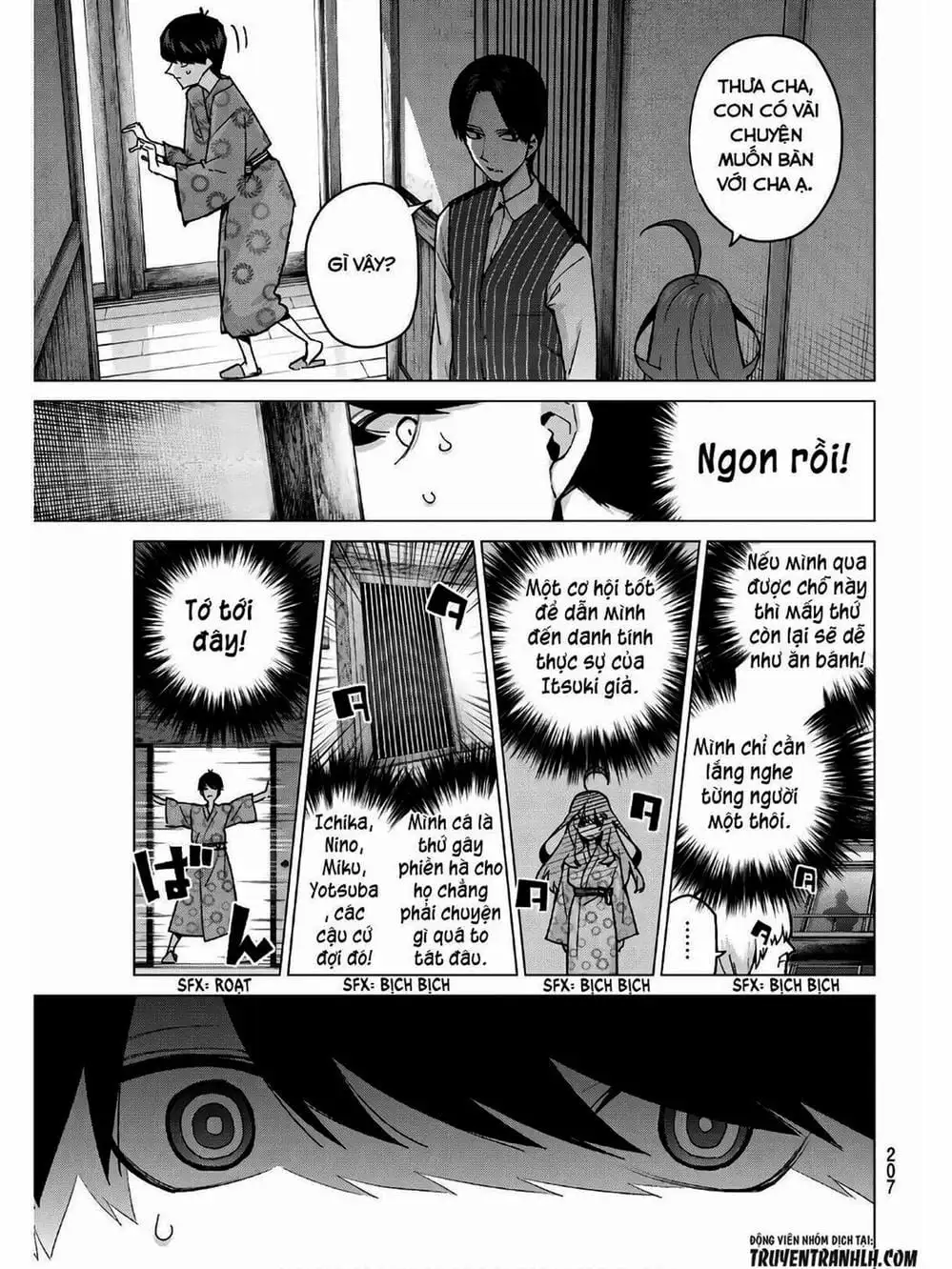 Truyện Tranh Nhà Có 5 Nàng Dâu - Gotoubun No Hanayome trang 6