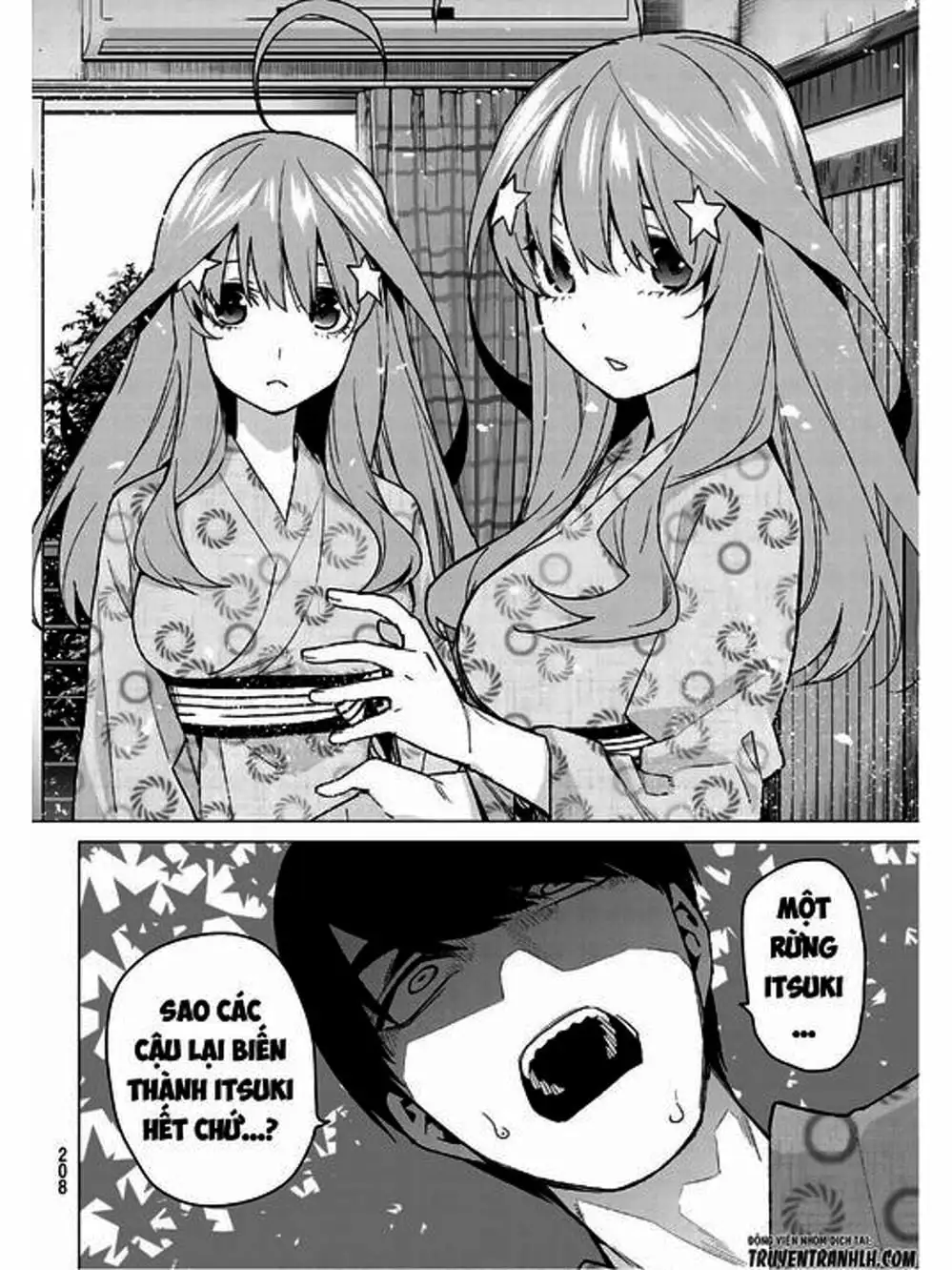 Truyện Tranh Nhà Có 5 Nàng Dâu - Gotoubun No Hanayome trang 6