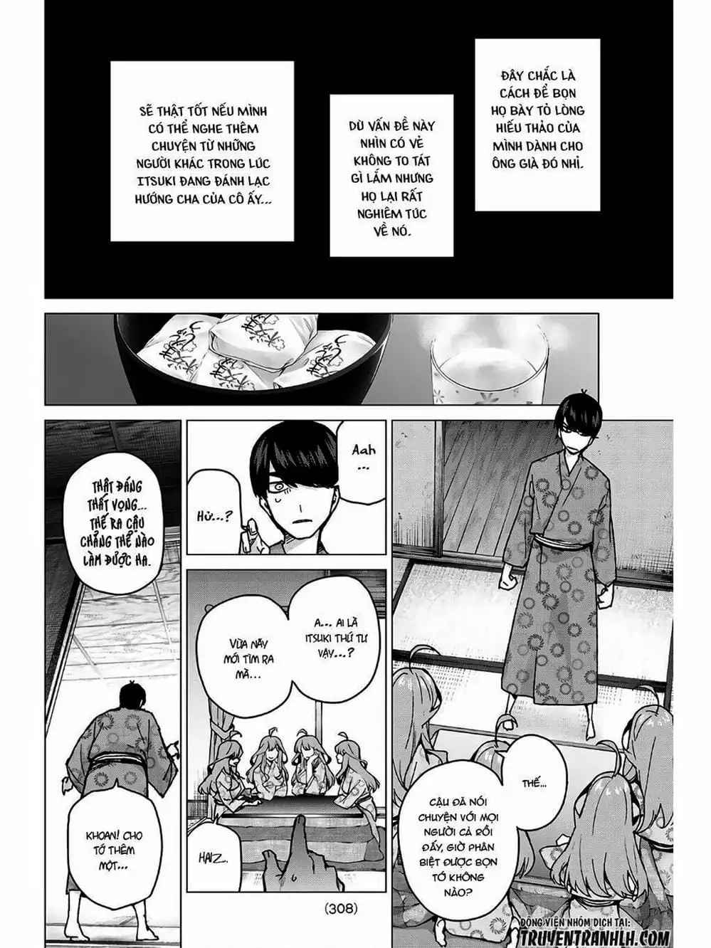 Truyện Tranh Nhà Có 5 Nàng Dâu - Gotoubun No Hanayome trang 6