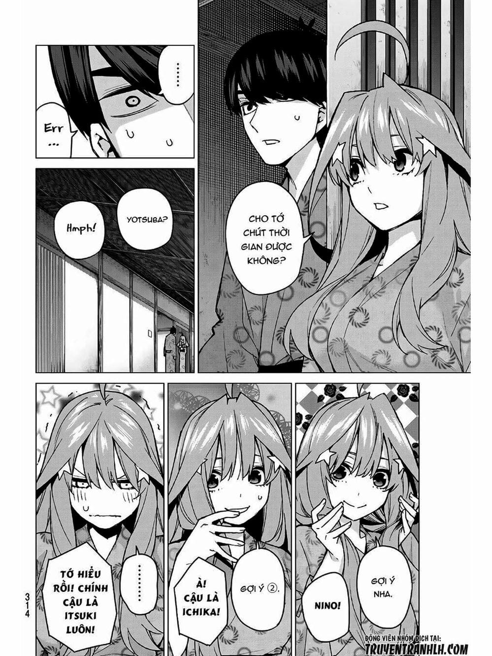 Truyện Tranh Nhà Có 5 Nàng Dâu - Gotoubun No Hanayome trang 6