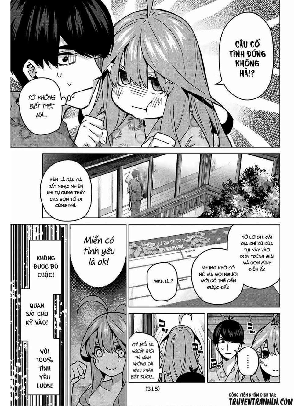 Truyện Tranh Nhà Có 5 Nàng Dâu - Gotoubun No Hanayome trang 6