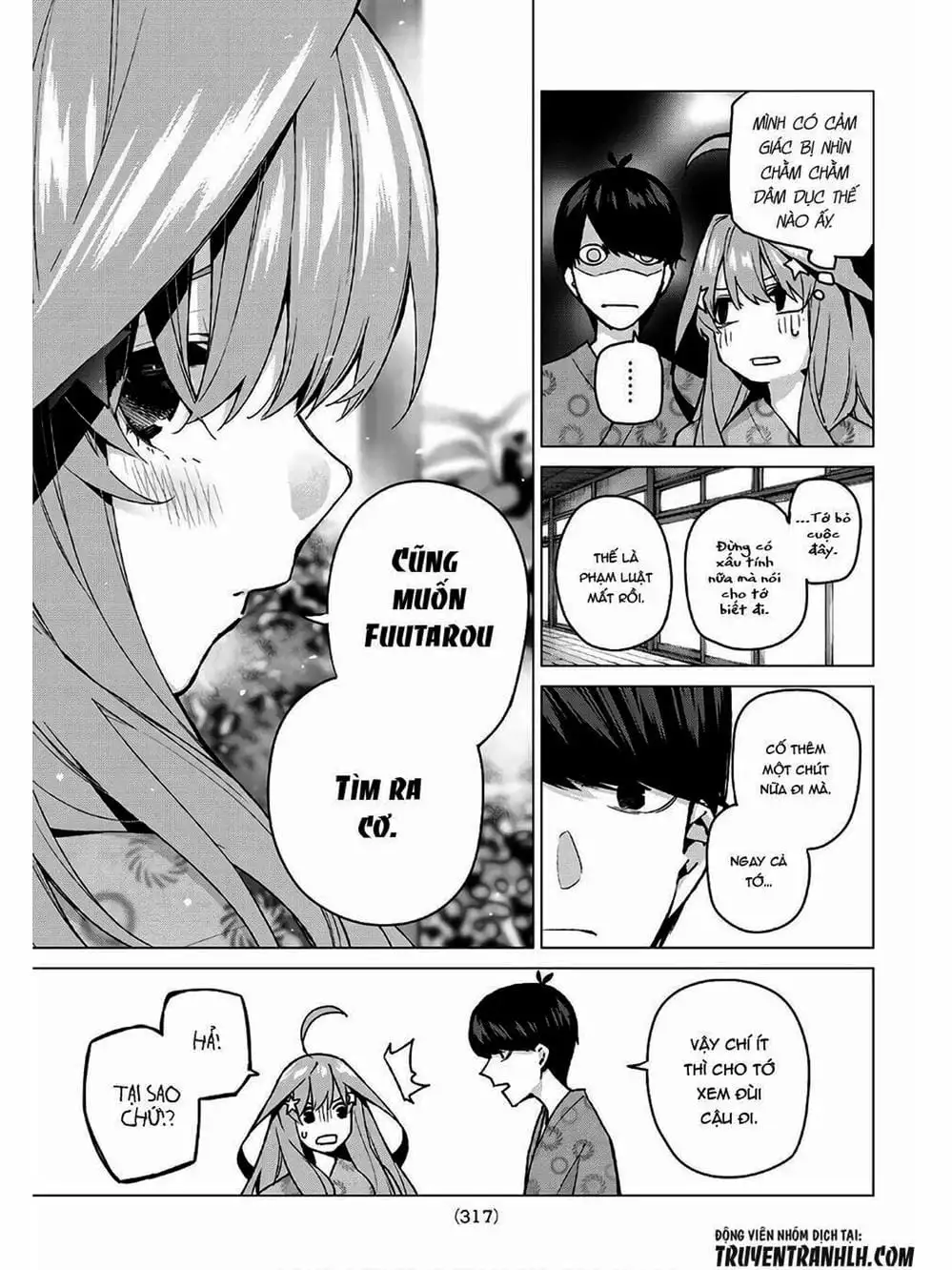 Truyện Tranh Nhà Có 5 Nàng Dâu - Gotoubun No Hanayome trang 6