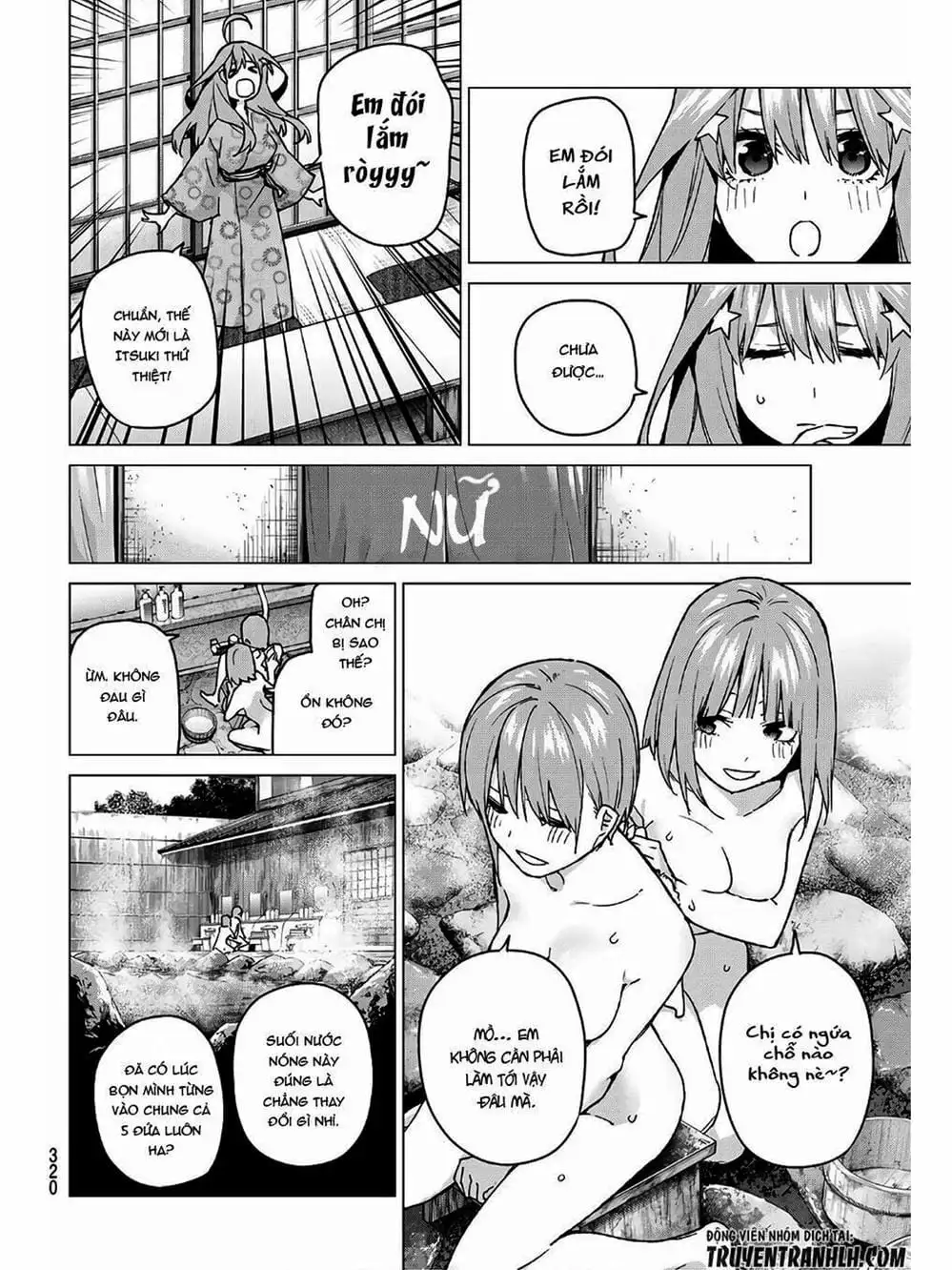 Truyện Tranh Nhà Có 5 Nàng Dâu - Gotoubun No Hanayome trang 6
