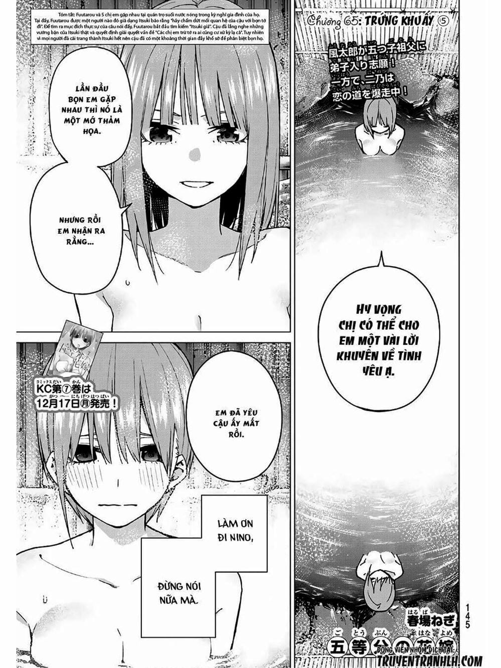 Truyện Tranh Nhà Có 5 Nàng Dâu - Gotoubun No Hanayome trang 6