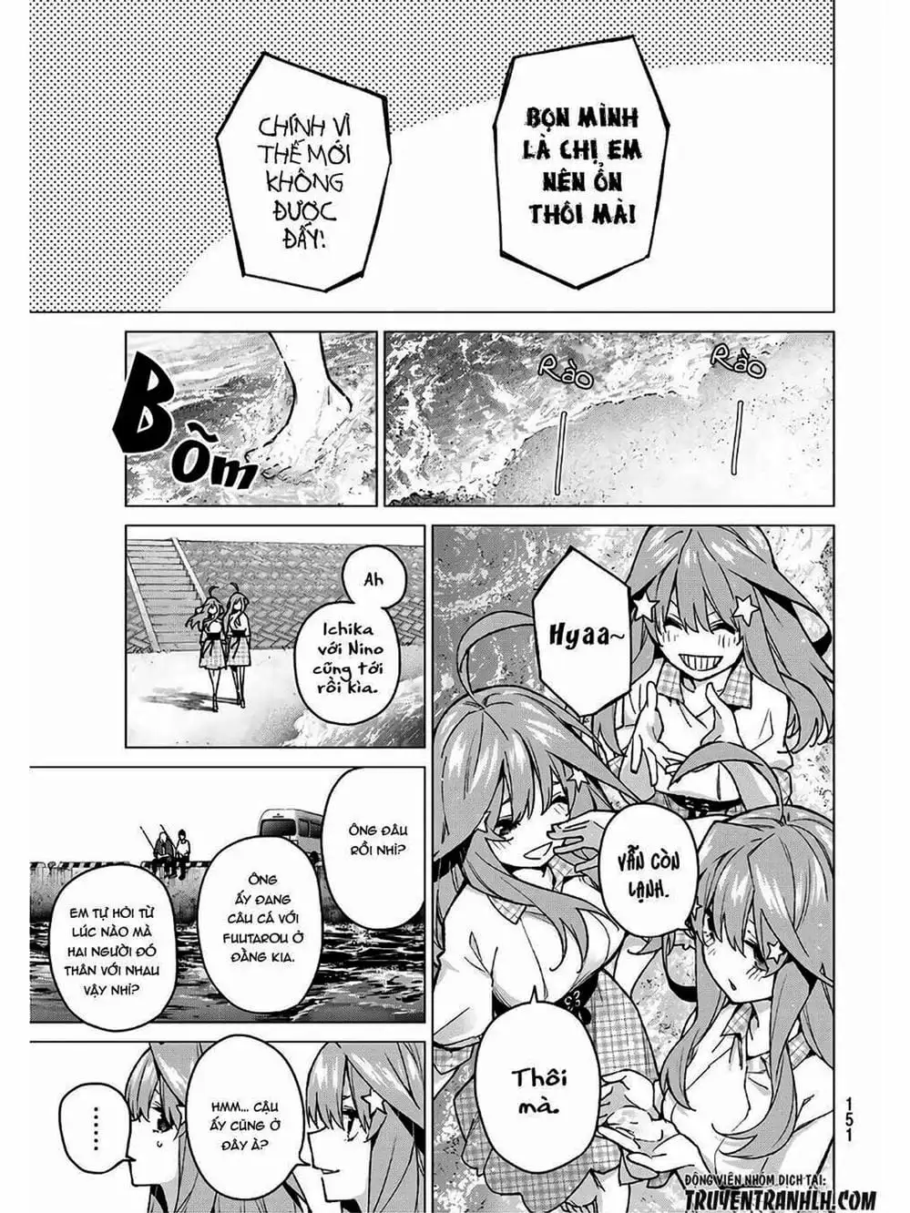 Truyện Tranh Nhà Có 5 Nàng Dâu - Gotoubun No Hanayome trang 6