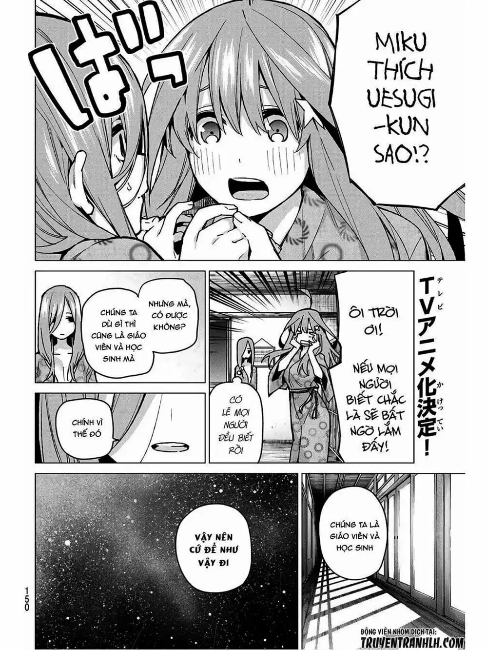 Truyện Tranh Nhà Có 5 Nàng Dâu - Gotoubun No Hanayome trang 6