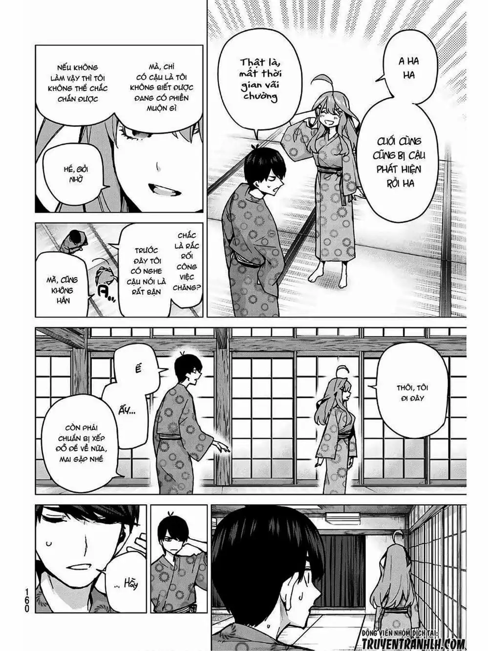 Truyện Tranh Nhà Có 5 Nàng Dâu - Gotoubun No Hanayome trang 6