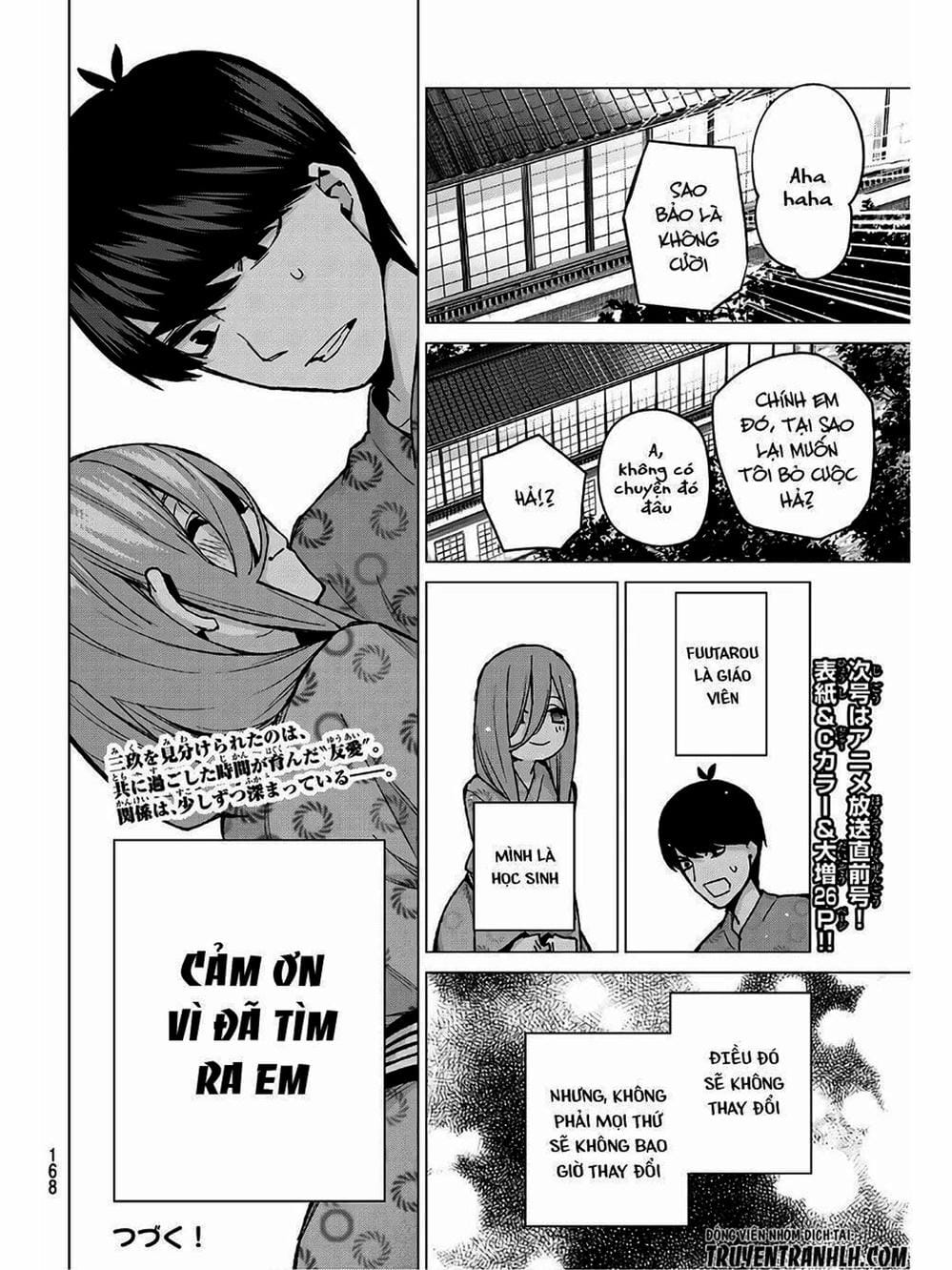 Truyện Tranh Nhà Có 5 Nàng Dâu - Gotoubun No Hanayome trang 6