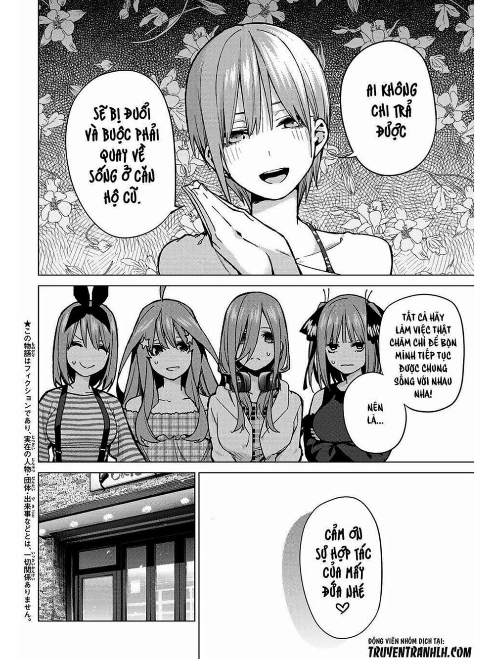 Truyện Tranh Nhà Có 5 Nàng Dâu - Gotoubun No Hanayome trang 6