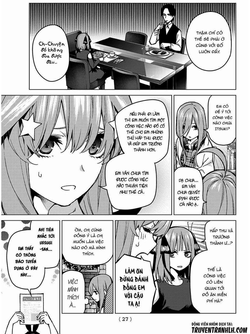 Truyện Tranh Nhà Có 5 Nàng Dâu - Gotoubun No Hanayome trang 6