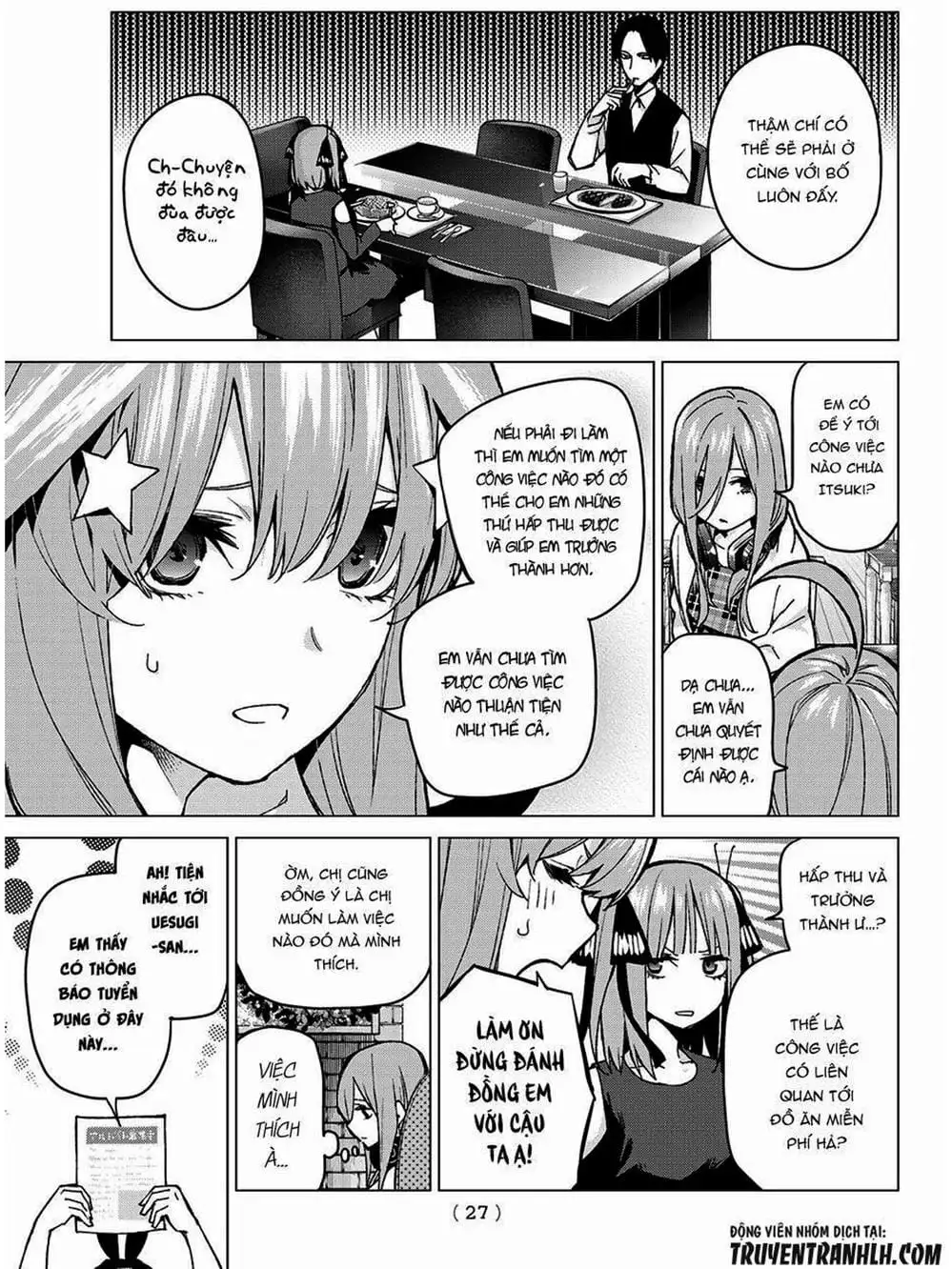 Truyện Tranh Nhà Có 5 Nàng Dâu - Gotoubun No Hanayome trang 6