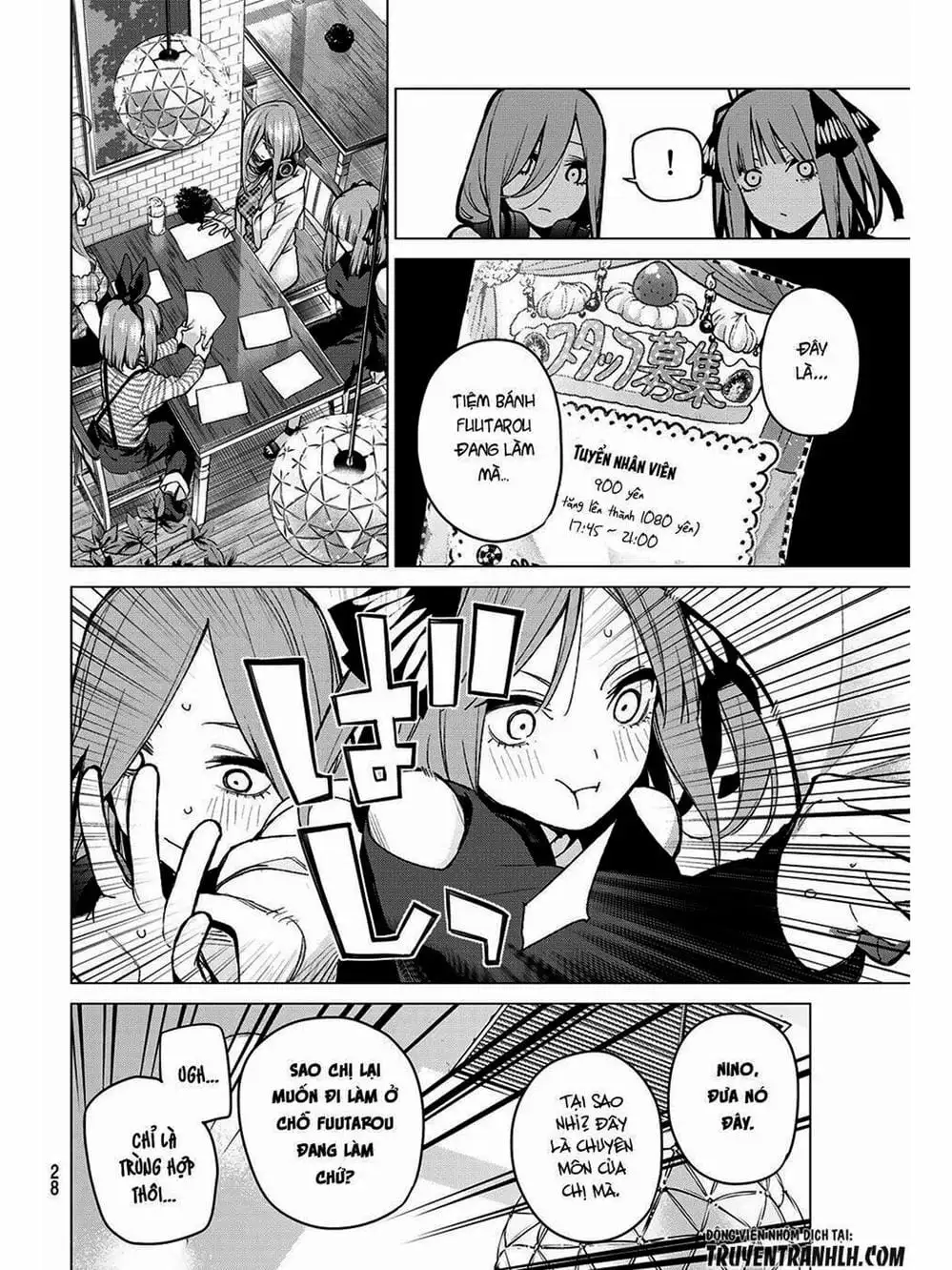 Truyện Tranh Nhà Có 5 Nàng Dâu - Gotoubun No Hanayome trang 6