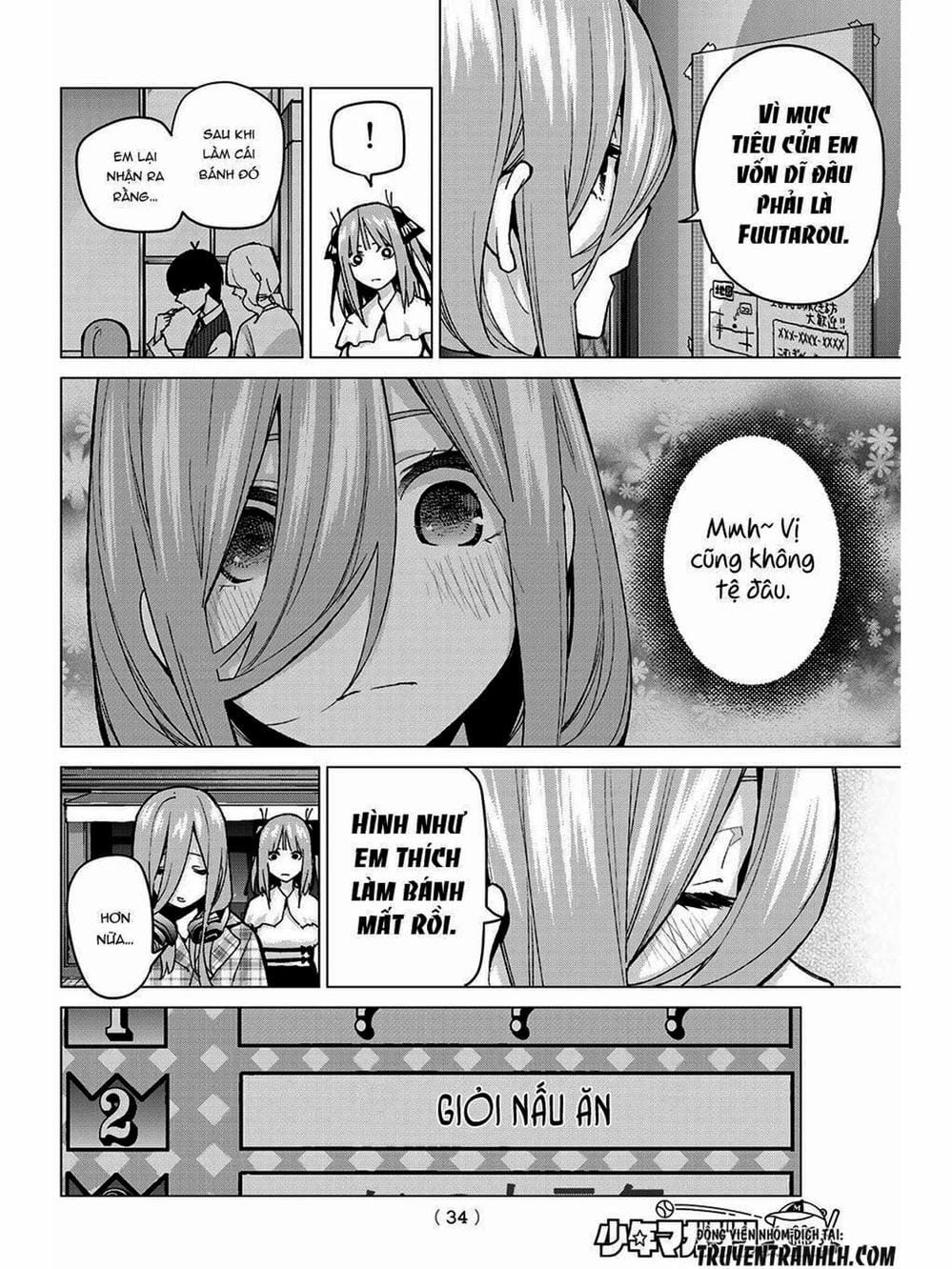 Truyện Tranh Nhà Có 5 Nàng Dâu - Gotoubun No Hanayome trang 6