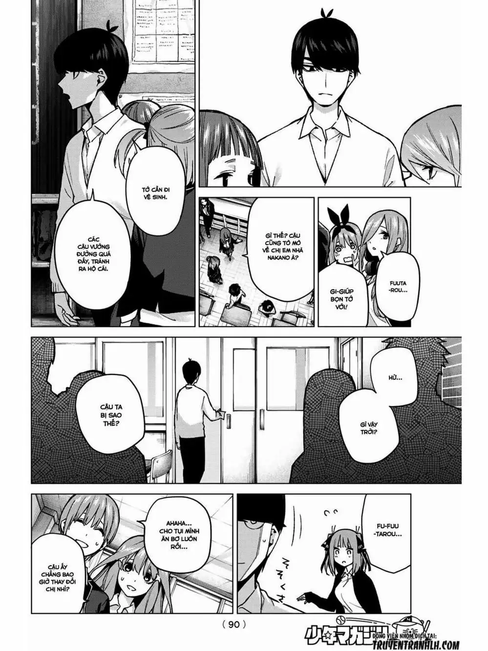 Truyện Tranh Nhà Có 5 Nàng Dâu - Gotoubun No Hanayome trang 6