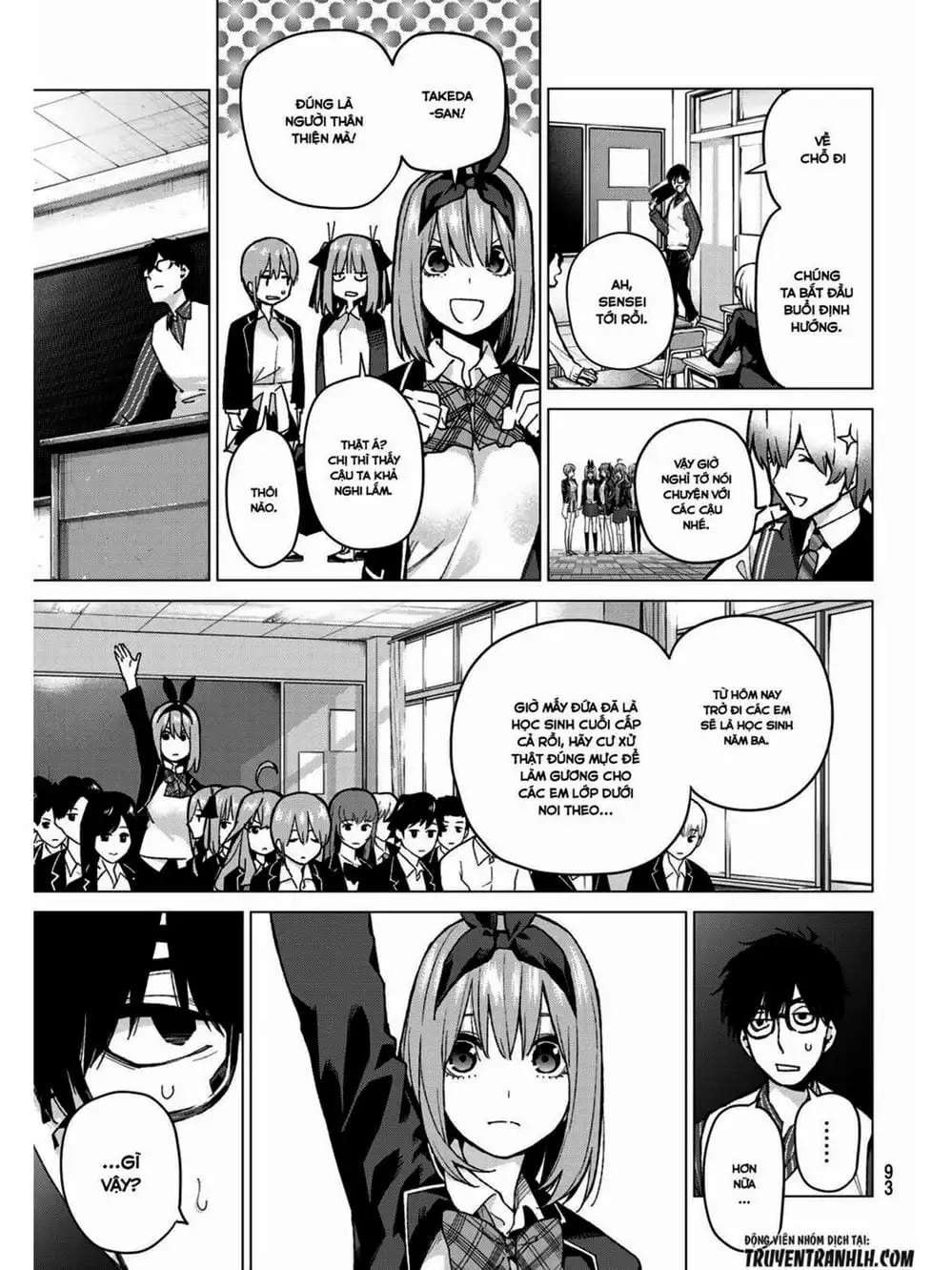 Truyện Tranh Nhà Có 5 Nàng Dâu - Gotoubun No Hanayome trang 6