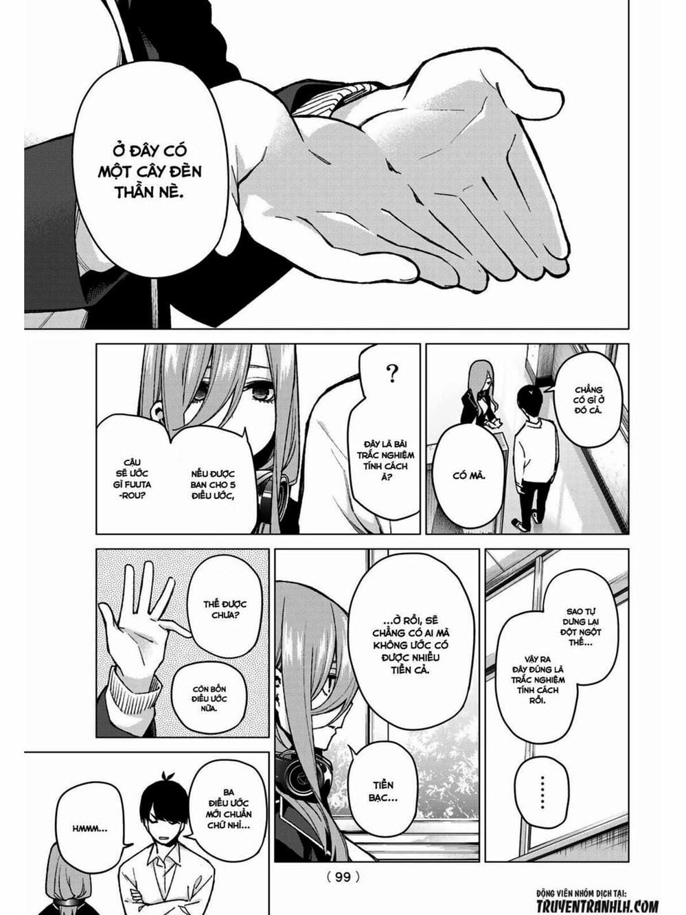 Truyện Tranh Nhà Có 5 Nàng Dâu - Gotoubun No Hanayome trang 6