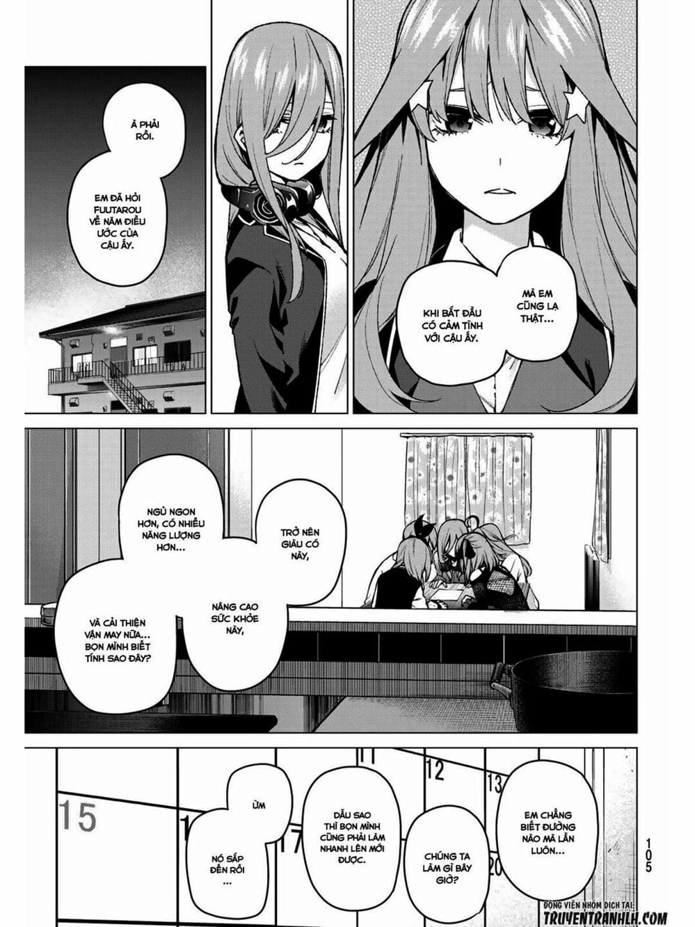 Truyện Tranh Nhà Có 5 Nàng Dâu - Gotoubun No Hanayome trang 6