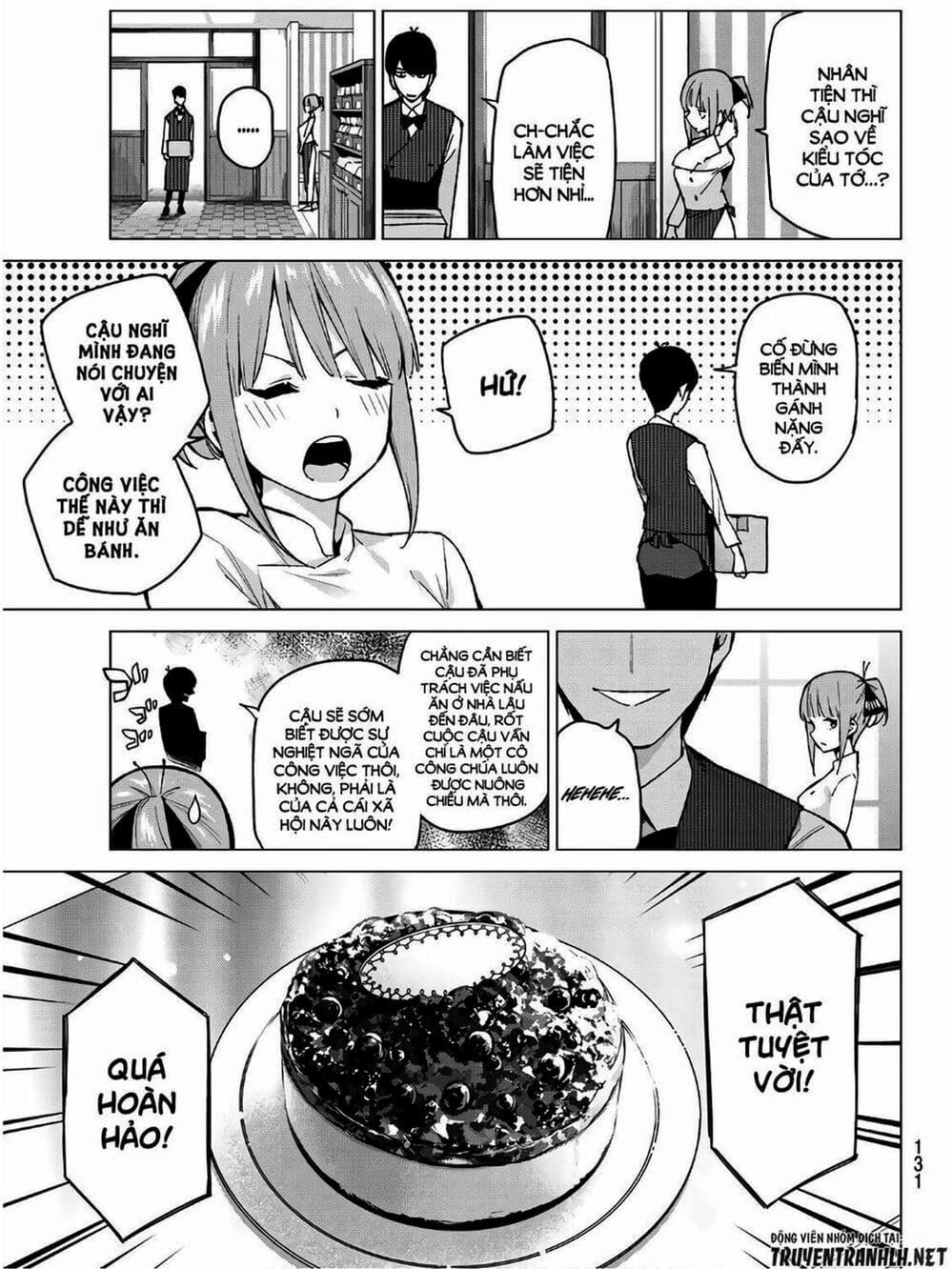 Truyện Tranh Nhà Có 5 Nàng Dâu - Gotoubun No Hanayome trang 6