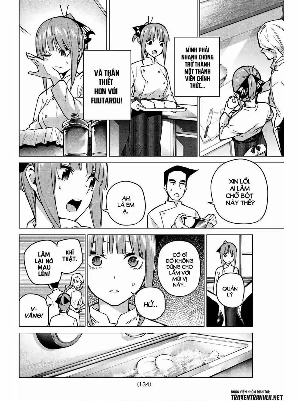 Truyện Tranh Nhà Có 5 Nàng Dâu - Gotoubun No Hanayome trang 6