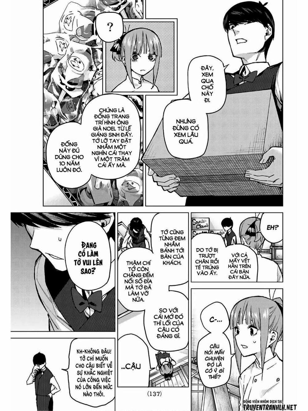 Truyện Tranh Nhà Có 5 Nàng Dâu - Gotoubun No Hanayome trang 6