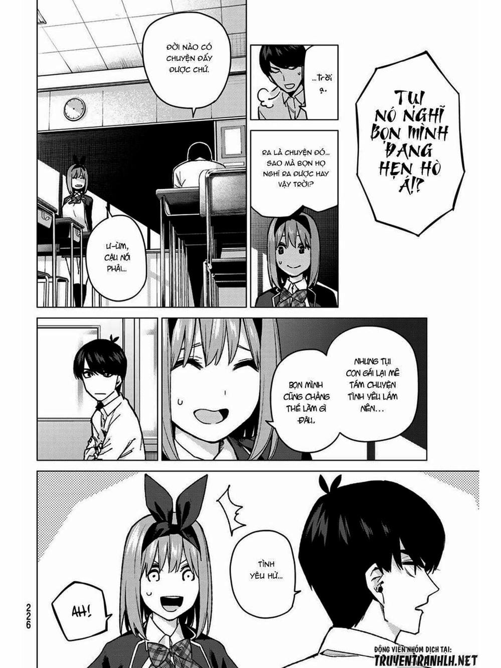 Truyện Tranh Nhà Có 5 Nàng Dâu - Gotoubun No Hanayome trang 6