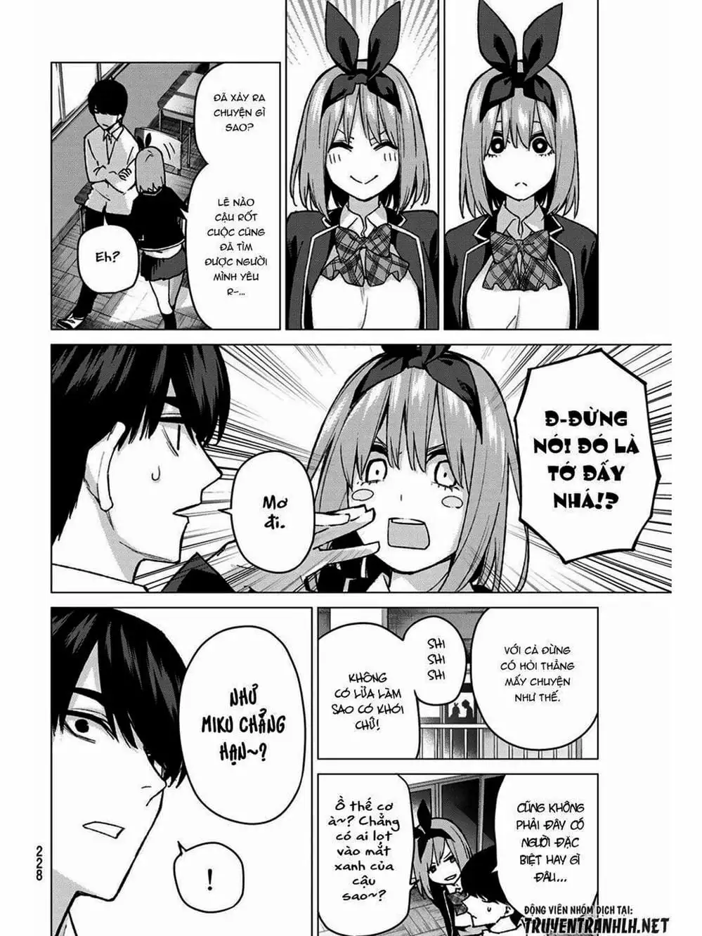 Truyện Tranh Nhà Có 5 Nàng Dâu - Gotoubun No Hanayome trang 6