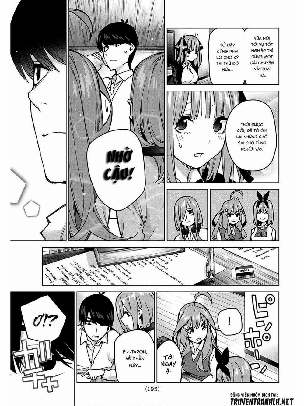 Truyện Tranh Nhà Có 5 Nàng Dâu - Gotoubun No Hanayome trang 6