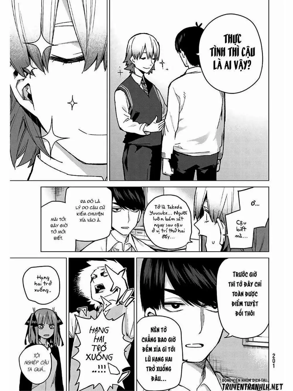 Truyện Tranh Nhà Có 5 Nàng Dâu - Gotoubun No Hanayome trang 6