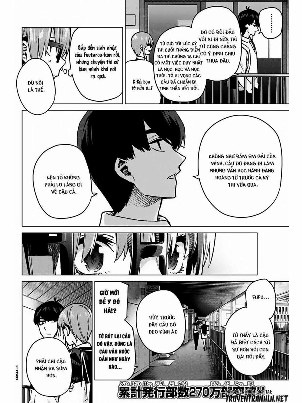 Truyện Tranh Nhà Có 5 Nàng Dâu - Gotoubun No Hanayome trang 6