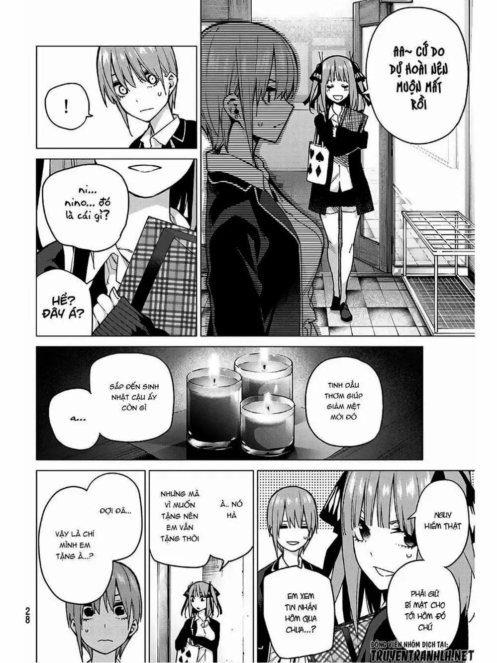 Truyện Tranh Nhà Có 5 Nàng Dâu - Gotoubun No Hanayome trang 6