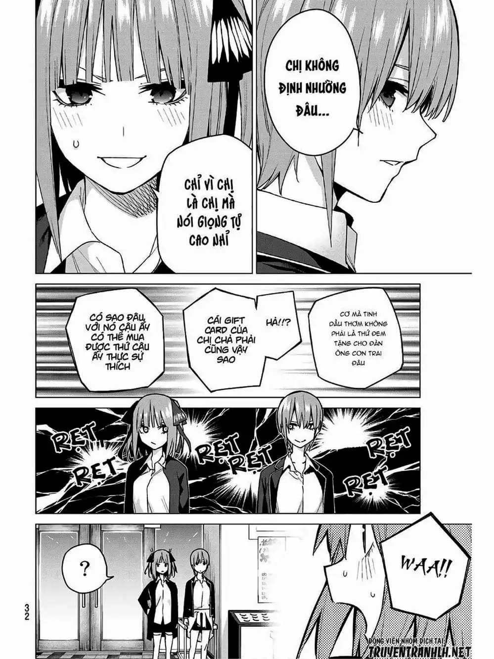 Truyện Tranh Nhà Có 5 Nàng Dâu - Gotoubun No Hanayome trang 6