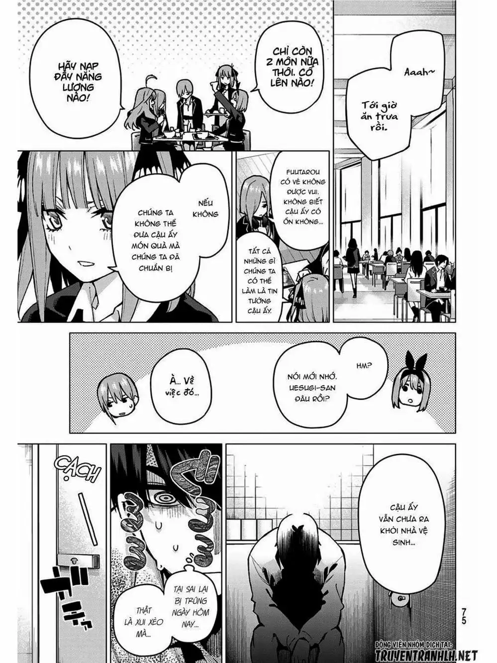 Truyện Tranh Nhà Có 5 Nàng Dâu - Gotoubun No Hanayome trang 6