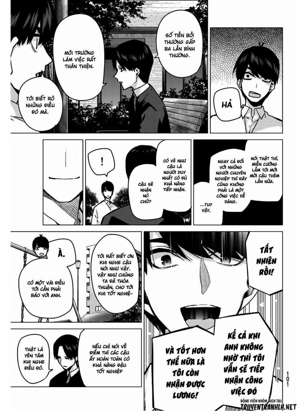 Truyện Tranh Nhà Có 5 Nàng Dâu - Gotoubun No Hanayome trang 6