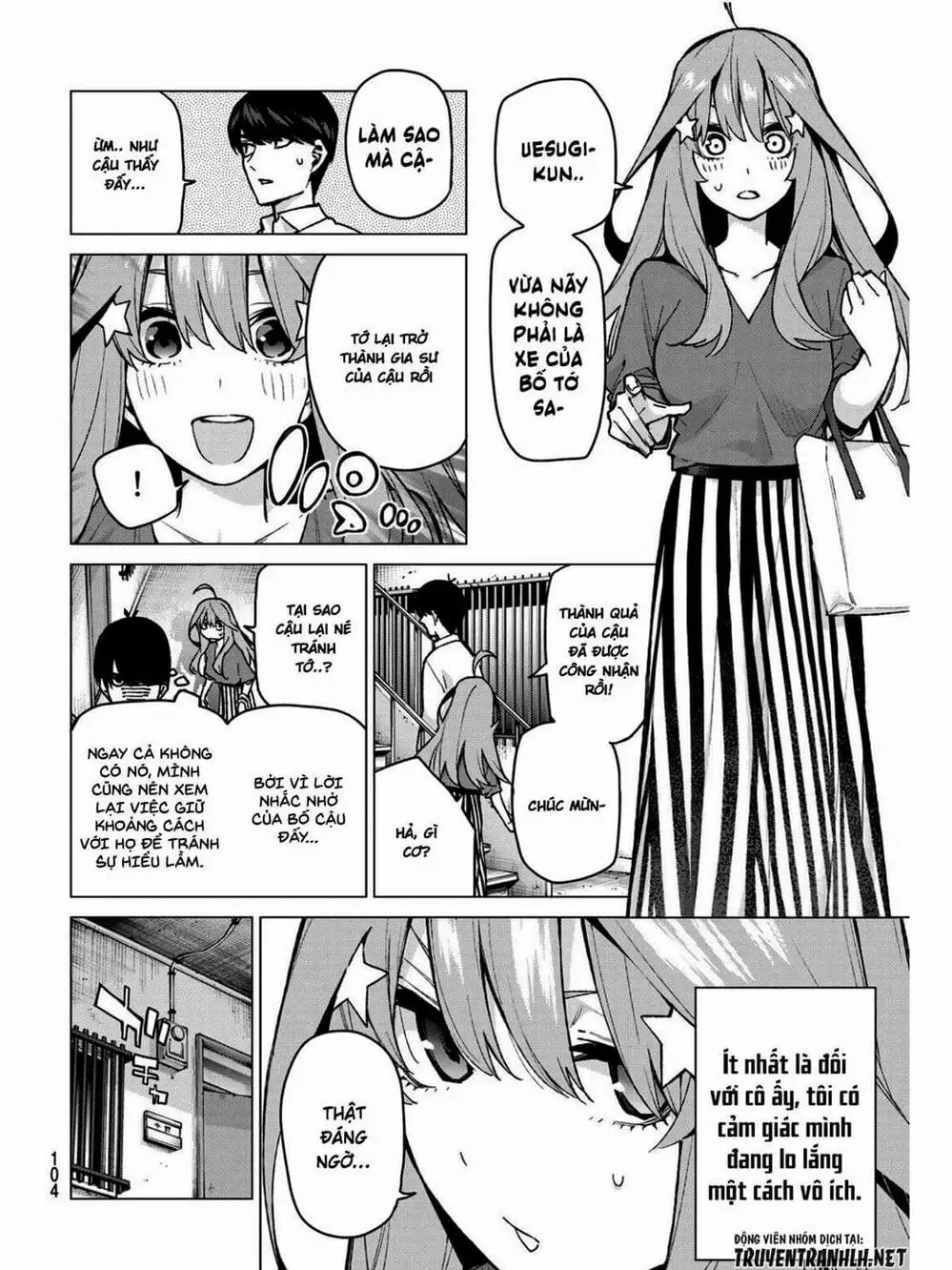 Truyện Tranh Nhà Có 5 Nàng Dâu - Gotoubun No Hanayome trang 6