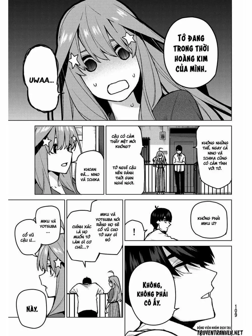 Truyện Tranh Nhà Có 5 Nàng Dâu - Gotoubun No Hanayome trang 6