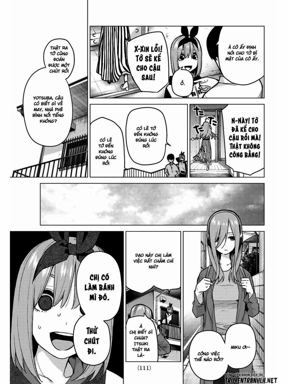 Truyện Tranh Nhà Có 5 Nàng Dâu - Gotoubun No Hanayome trang 6