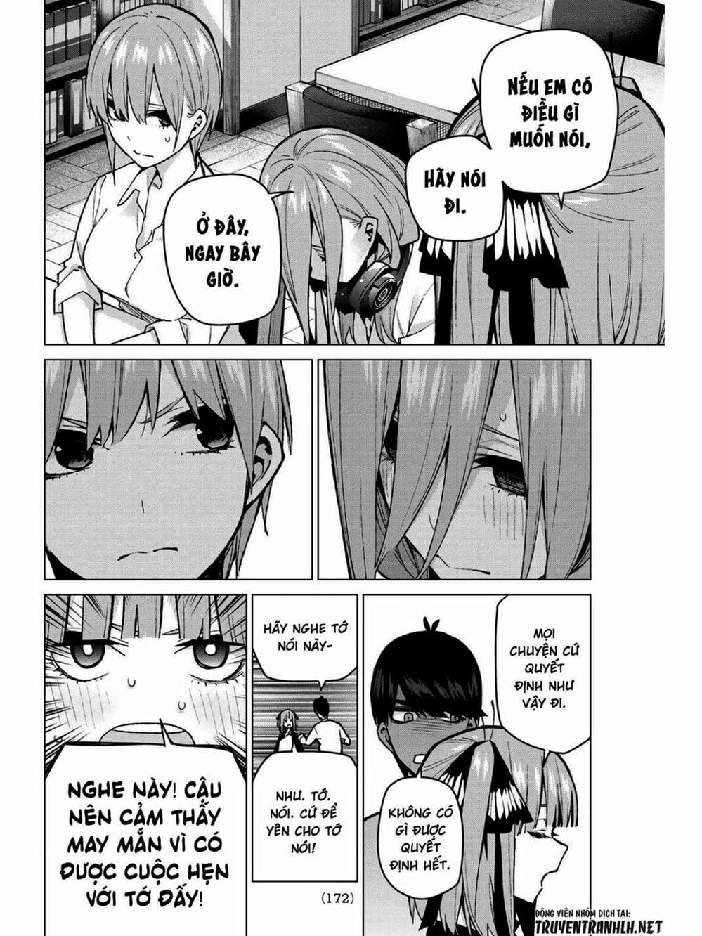 Truyện Tranh Nhà Có 5 Nàng Dâu - Gotoubun No Hanayome trang 6