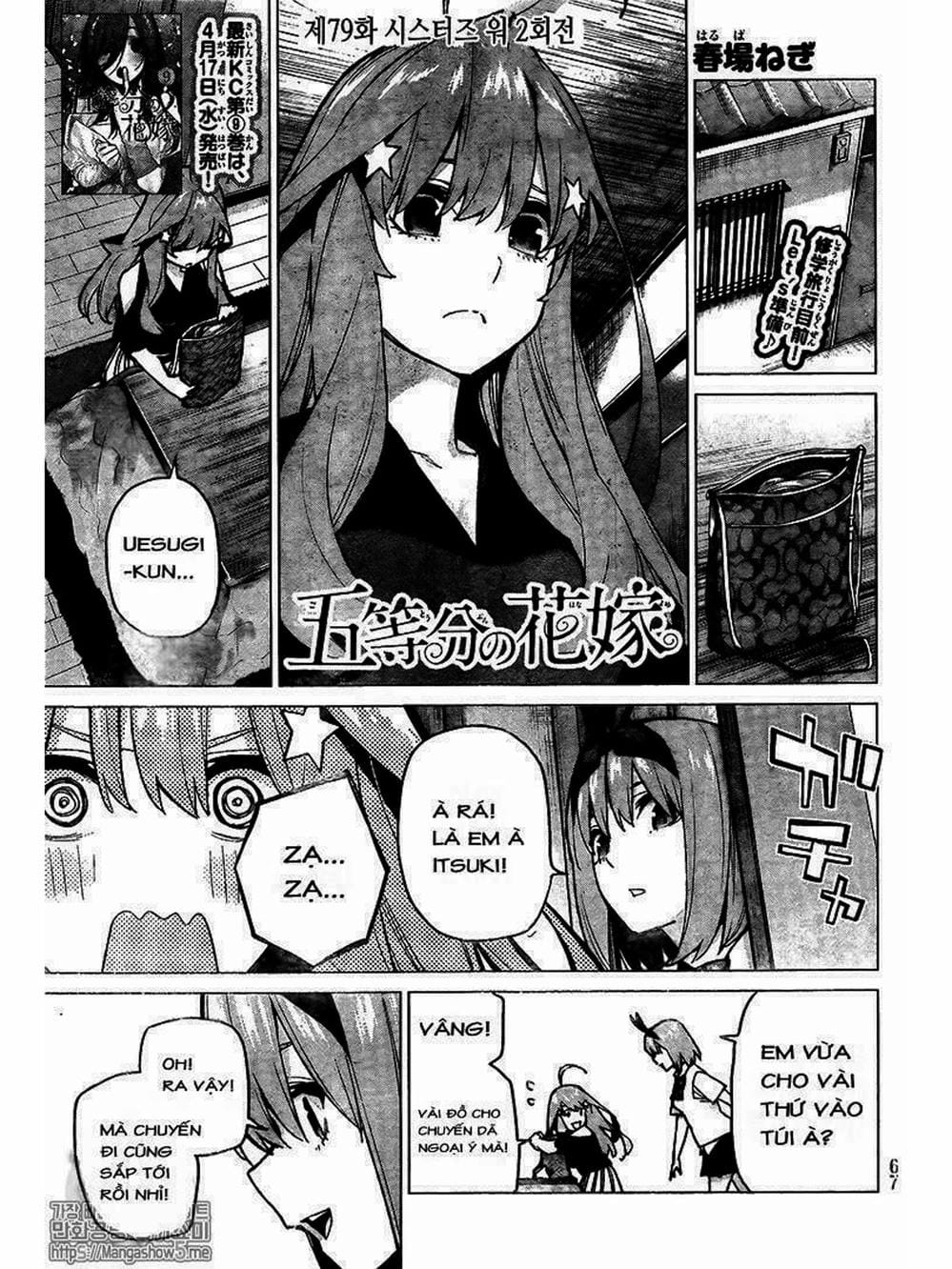 Truyện Tranh Nhà Có 5 Nàng Dâu - Gotoubun No Hanayome trang 6