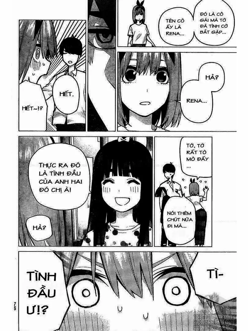 Truyện Tranh Nhà Có 5 Nàng Dâu - Gotoubun No Hanayome trang 6