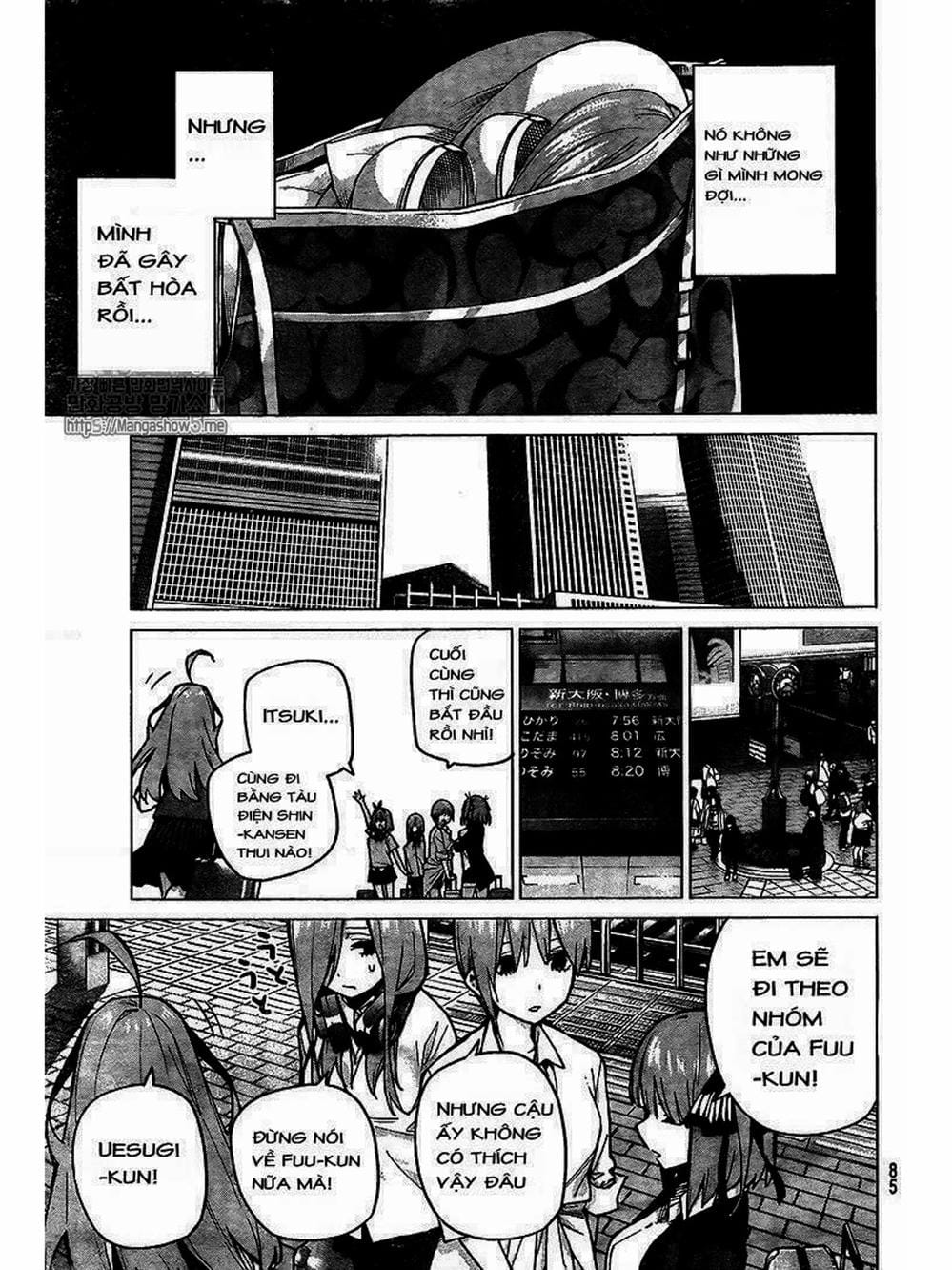 Truyện Tranh Nhà Có 5 Nàng Dâu - Gotoubun No Hanayome trang 6