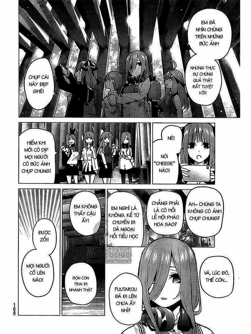 Truyện Tranh Nhà Có 5 Nàng Dâu - Gotoubun No Hanayome trang 6