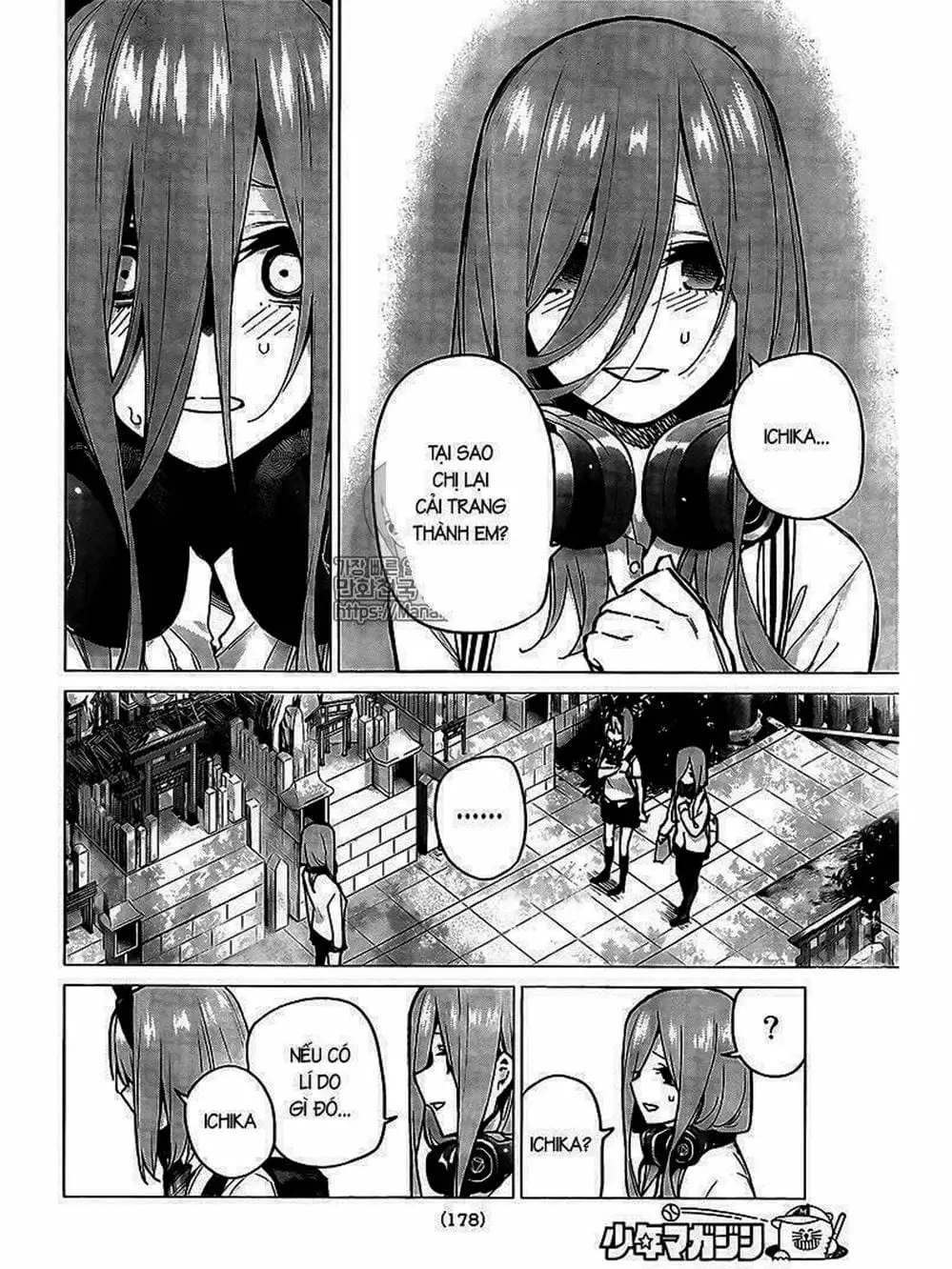 Truyện Tranh Nhà Có 5 Nàng Dâu - Gotoubun No Hanayome trang 6